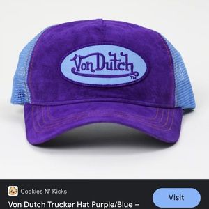 Authentic von dutch hat with mesh